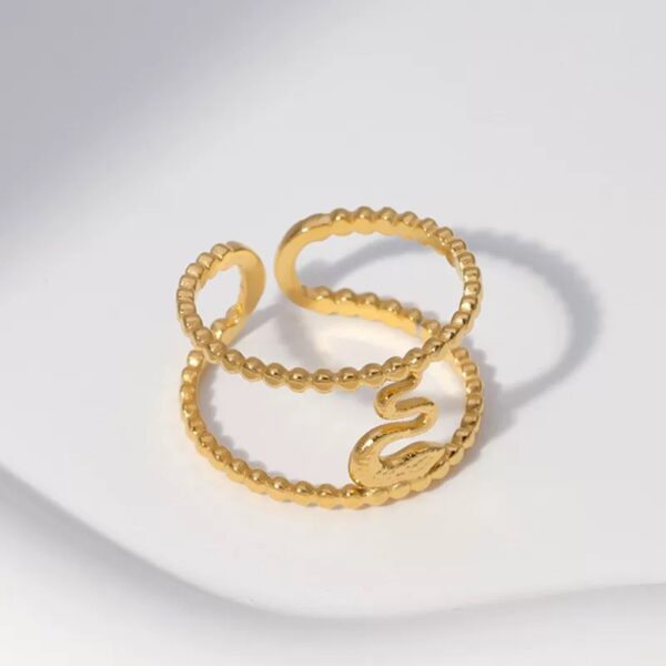 1925 Gold Plated Ring - Image 5