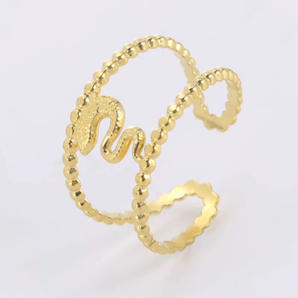 1925 Gold Plated Ring - Image 6