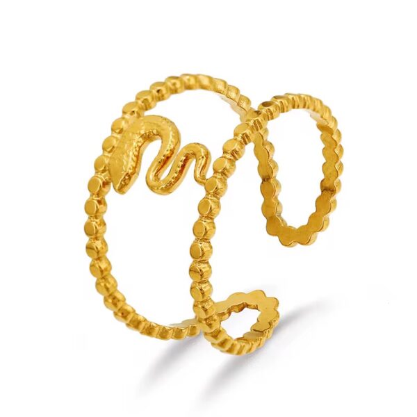 1925 Gold Plated Ring - Image 7