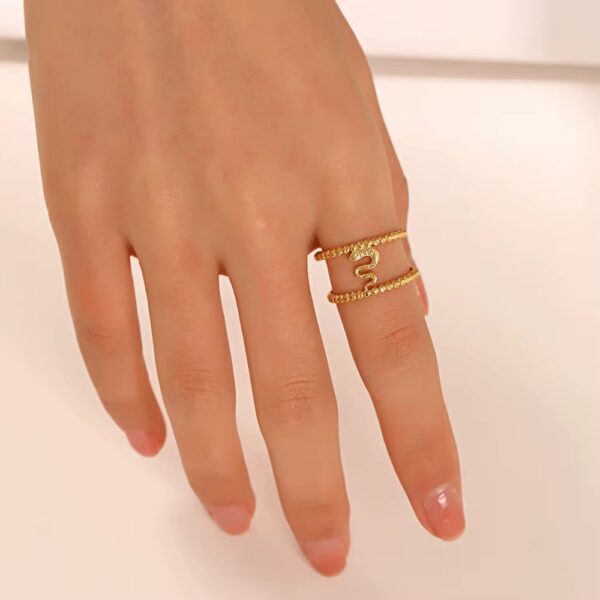 1925 Gold Plated Ring - Image 2