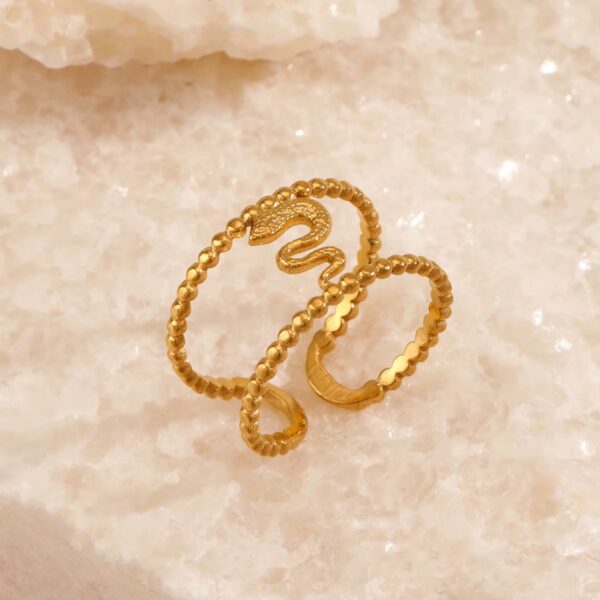 1925 Gold Plated Ring - Image 3