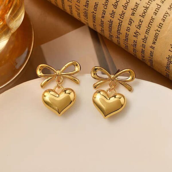 1932 Gold Plated Earrings - Image 5