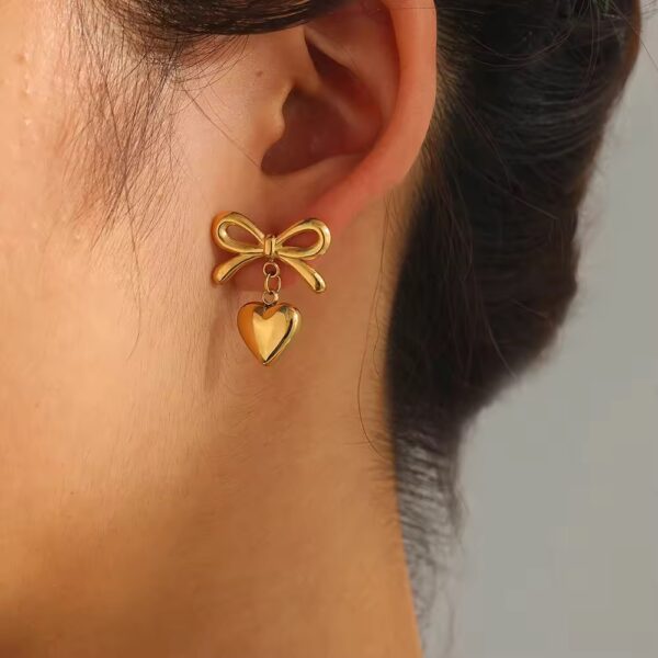 1932 Gold Plated Earrings - Image 2
