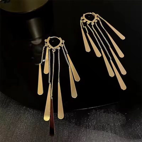 1934 Gold Plated Earrings - Image 3