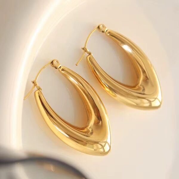 1939 Gold Plated Earrings - Image 2