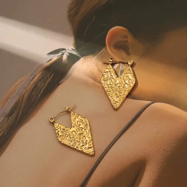1941 Gold Plated Earrings - Image 3