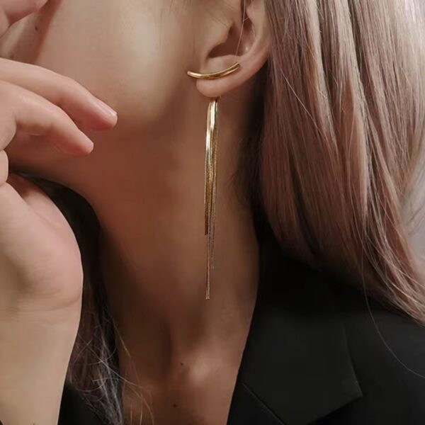 1927 Gold Plated Earrings - Image 2