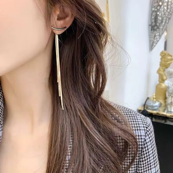 1927 Gold Plated Earrings - Image 4