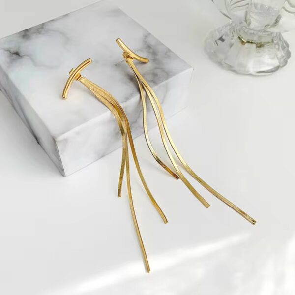 1927 Gold Plated Earrings - Image 7