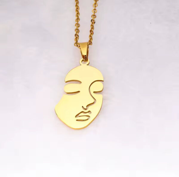 1945 Gold Plated Necklace - Image 2