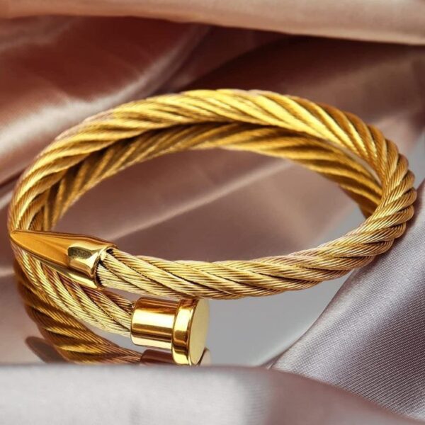 1971 Gold Plated Bangle - Image 2