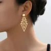 1968 Gold Plated Earrings