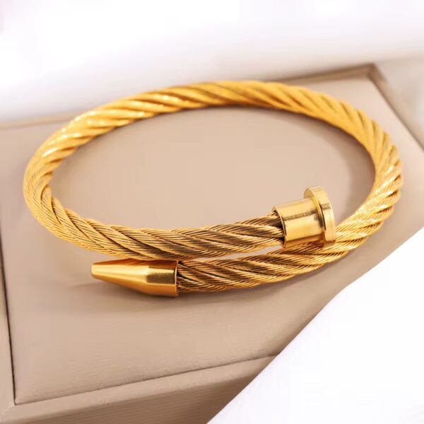 1971 Gold Plated Bangle - Image 3