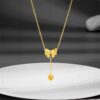 1992 Gold Plated Necklace & Earrings