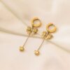 1992 Gold Plated Necklace & Earrings