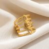 2045 Gold Plated Ring