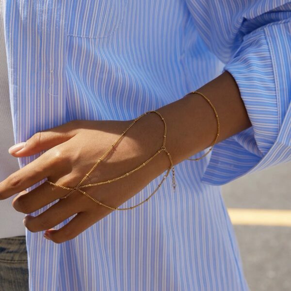 2050 Gold Plated Hand Chain