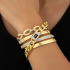 2047 Gold Plated Bangle