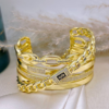 2047 Gold Plated Bangle