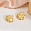 2077 Gold Plated Earrings