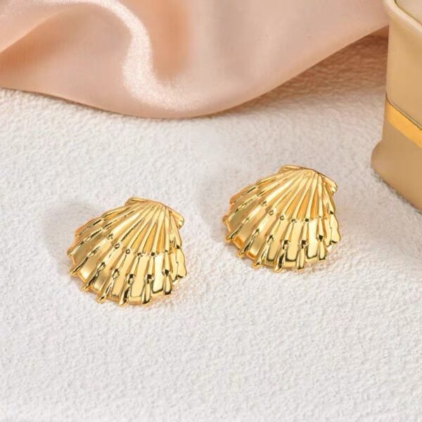 2077 Gold Plated Earrings