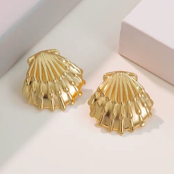2077 Gold Plated Earrings
