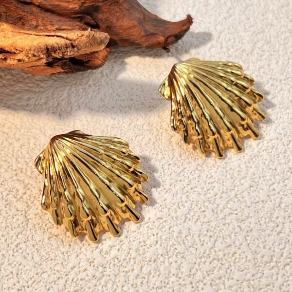 2077 Gold Plated Earrings
