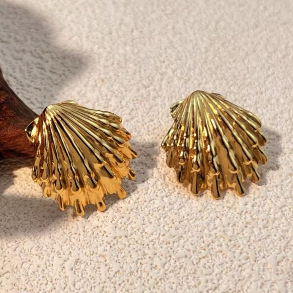 2077 Gold Plated Earrings