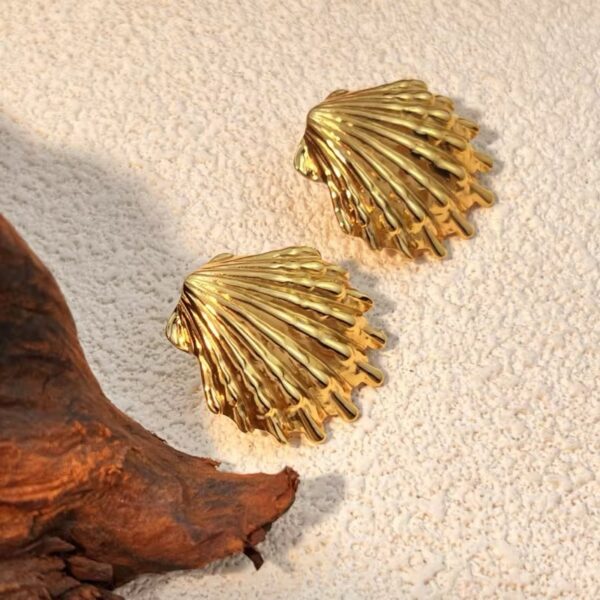 2077 Gold Plated Earrings