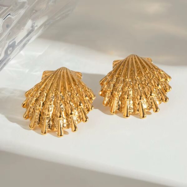 2077 Gold Plated Earrings