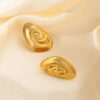 2081 Gold Plated Earrings