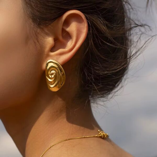2081 Gold Plated Earrings