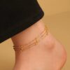 2086 Gold Plated Anklet