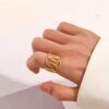2107 Gold Plated Ring