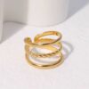 2096 Gold Plated Ring