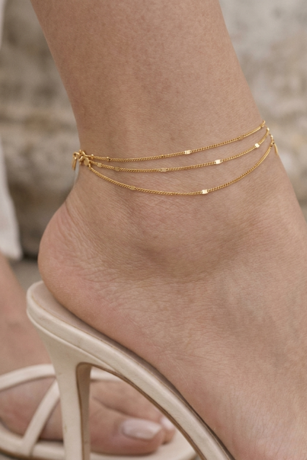 2102 Gold Plated Anklet