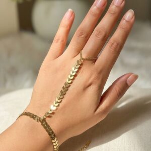 2130 Gold Plated Hand Chain