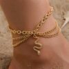 2128 Gold Plated Anklet